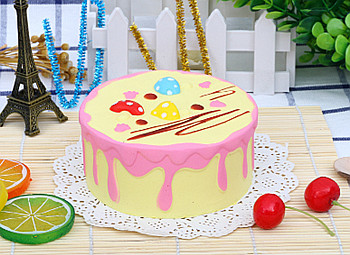 What are the uses of squishy cake toys??