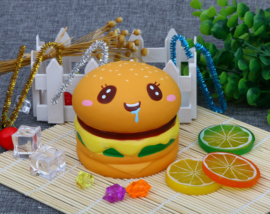 Hamburger Squishy Toy