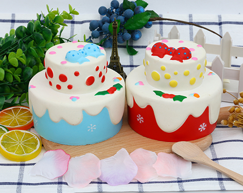 Christmas Cake PU Stress Toy