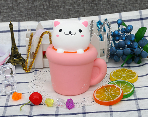 Cute Cup Cat Squishy