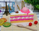 Cake Slice Squishy Toy